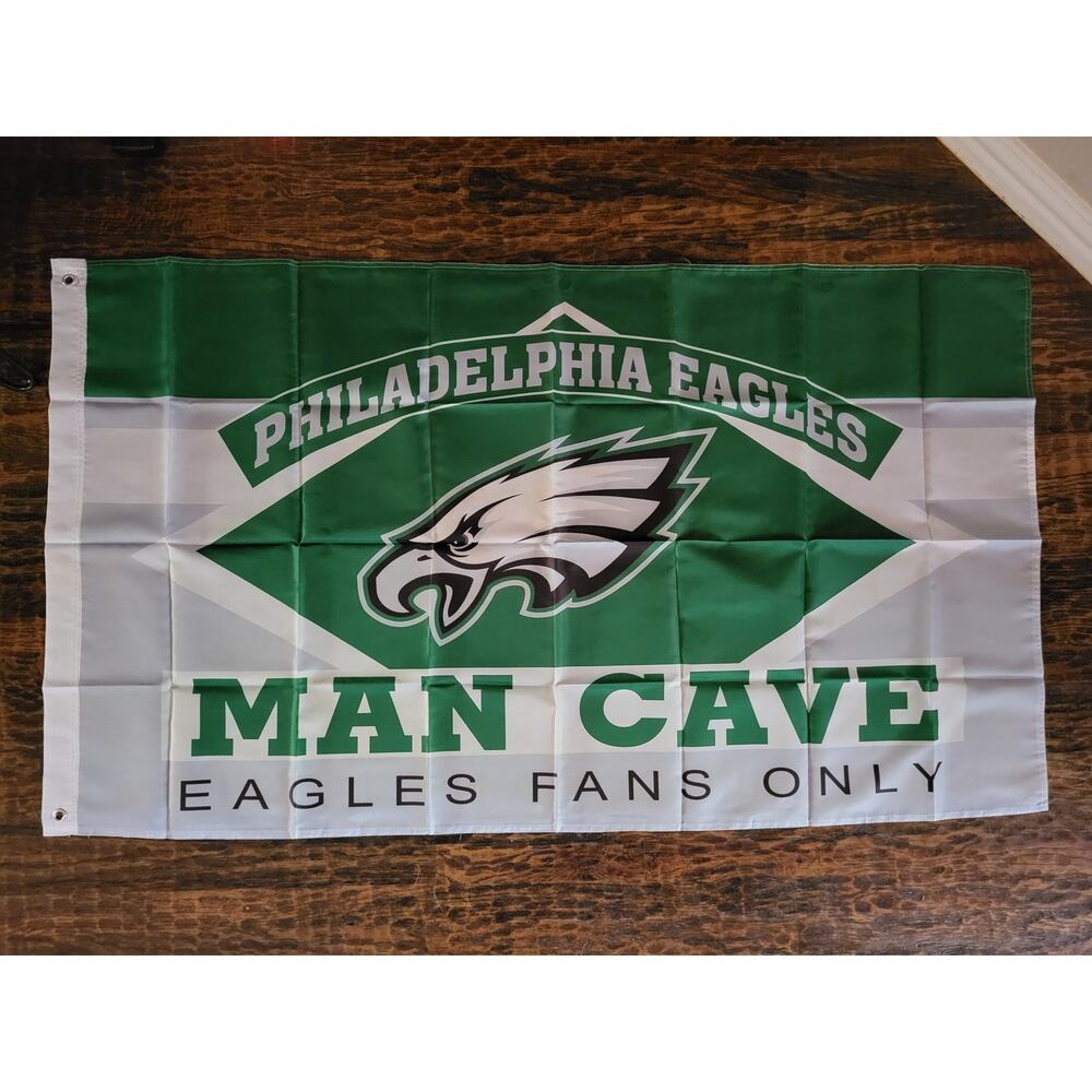 Philadelphia Eagles Man Cave Flag Banner Eagles Fans Only New 3x5‎ Ft Garage
